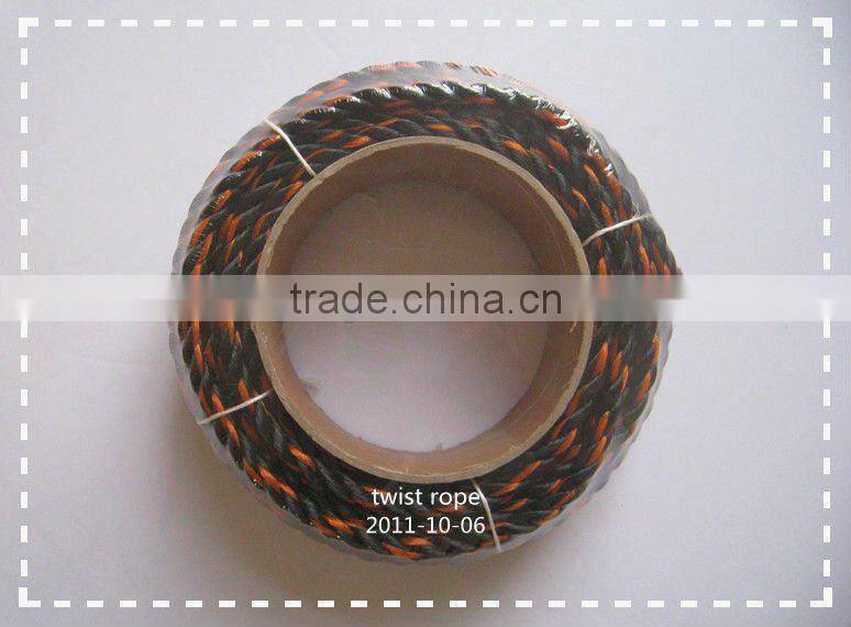 3 strands twist polypropylene rope