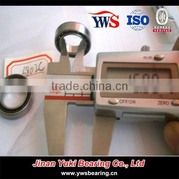 15x24x5 deep groove 6802 ceramic ball bearings