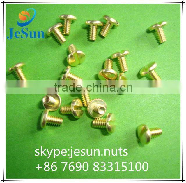 China fastener manufacturer male and female brass screw