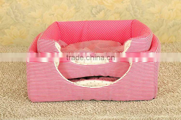 Christmas sales Double-use 2 in1 luxury cozy pet dog cave soft fabric dog house