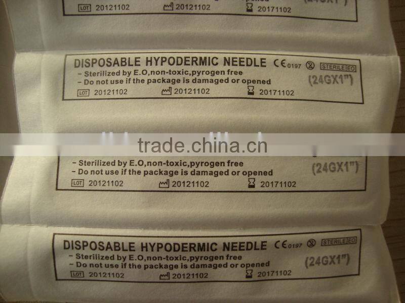 Disposable Hypodermic Needle 16G-27G