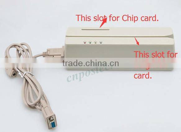 MCR200 EMV IC Card/ magnetic chip card reader writer with free SDK
