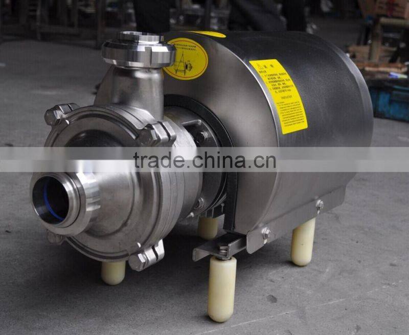 Food Grade Stainless Steel Self Suction Pump