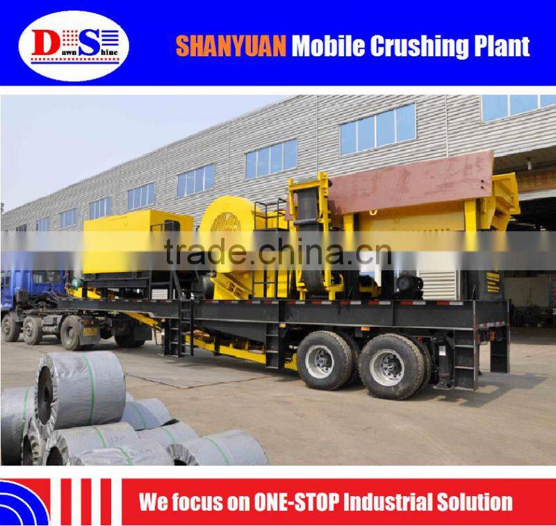 Mobile Crushing Plant Jaw Impact Cone Crusher Good price for sale