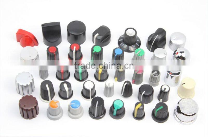 plastic slide potentiometer knob with sharp corner