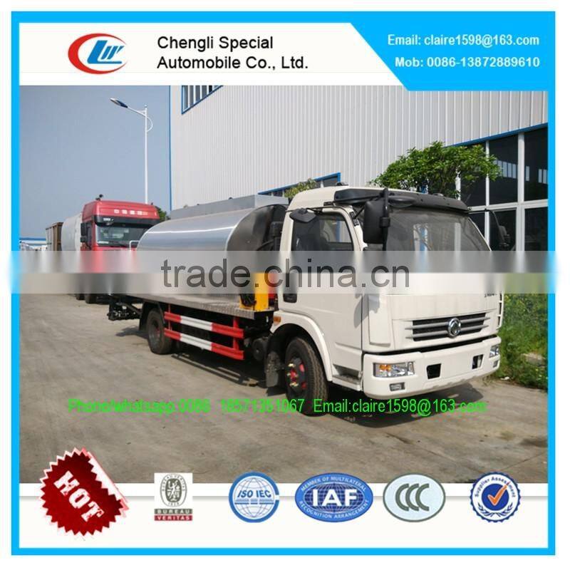 DongFeng 8cbm asphalt spray truck bitumen tanker truck