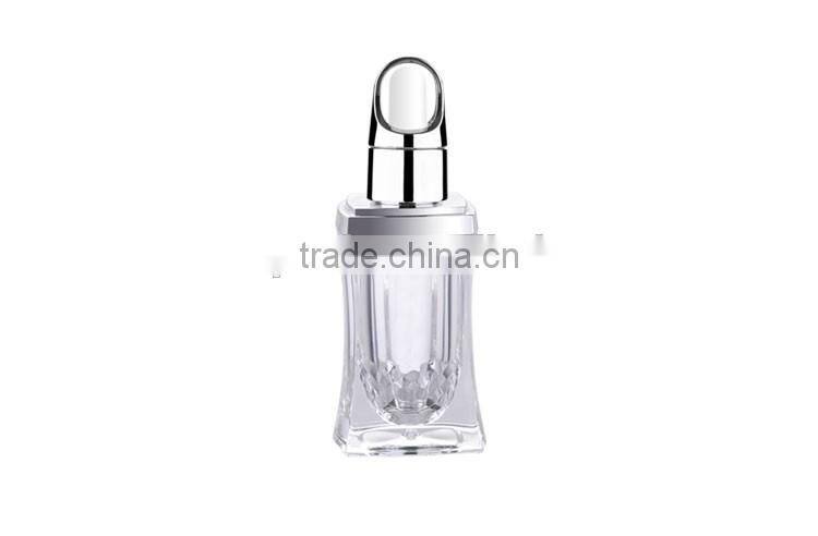 High quality wholesale empty acrylic oil bottle with dropper