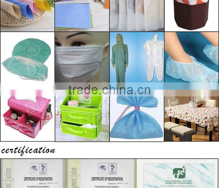 Environmental nonwoven fabric for disposable women underwear