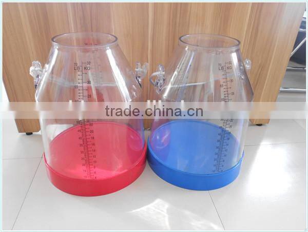 Transparent Milk Bucket for Mobile Cow Milking Machine
