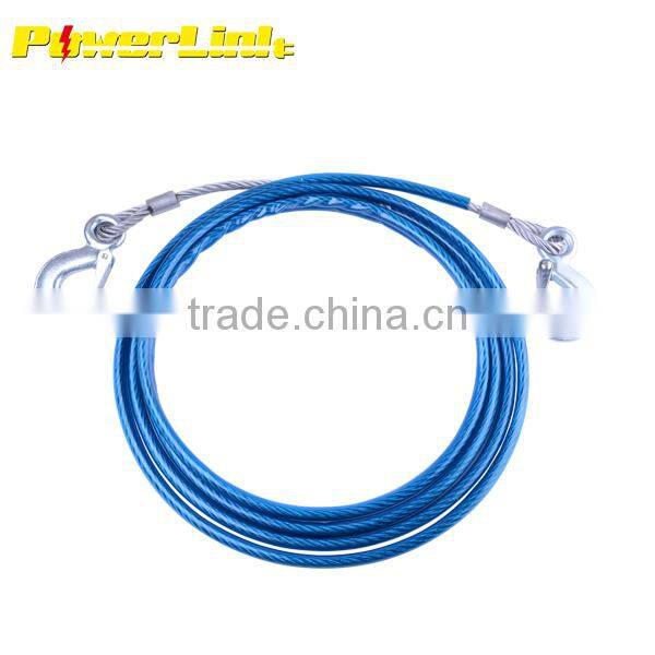 H70194 4M 5 Tons Car Bicycle Trailer Rope Towing Ropes Steel Wire Rope