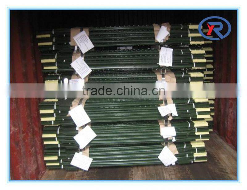 Factory Provide Farm Fence Studded metal T fence Posts(USA Type)