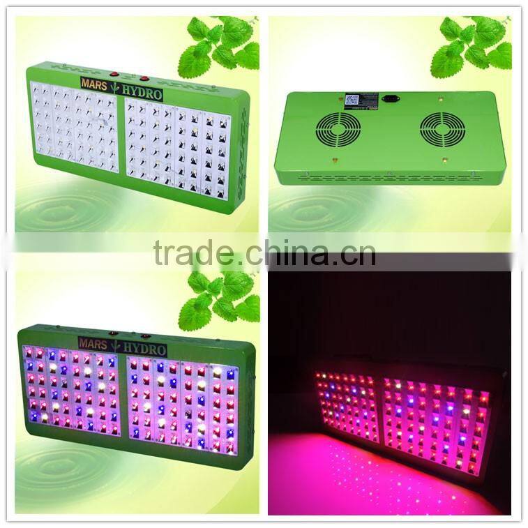 2016 Mars Reflector 480W High Lumen LED Grow Light 96*5W Chip Full Spectrum Indoor Plant Grow Light Switches Design