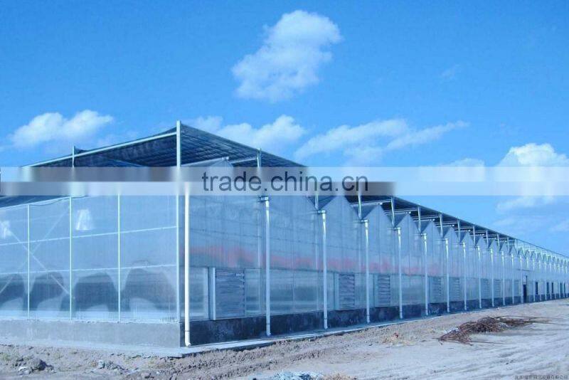 External blinds PC board the steel structural frame of the greenhouse