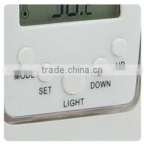 Digital LCD display time and thermometer snooze clock / Square blue LED digital clock / Music clock / automatic calendar clock