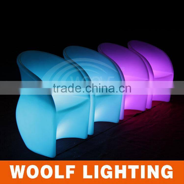 Leisure Modern Restaurant Glow LED Light Chair