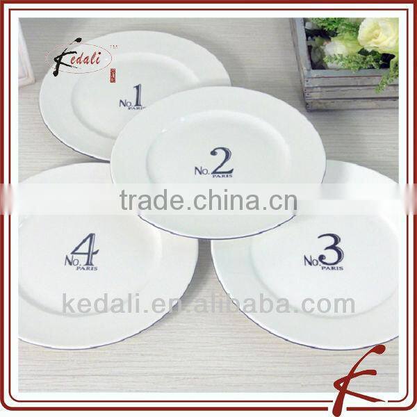 Hot Style White Porcelain Ceramic Serving Dish Dinner Set