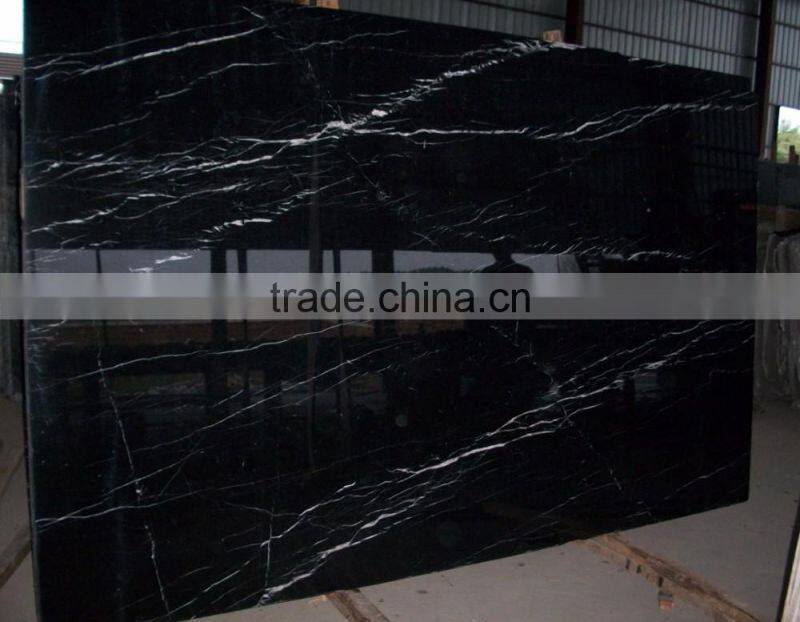 good price nero marquina marble slabs for countertop