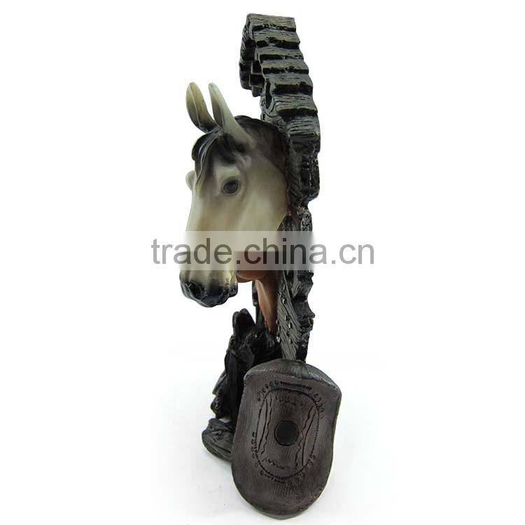 Resin decorative horse head wall hanging product