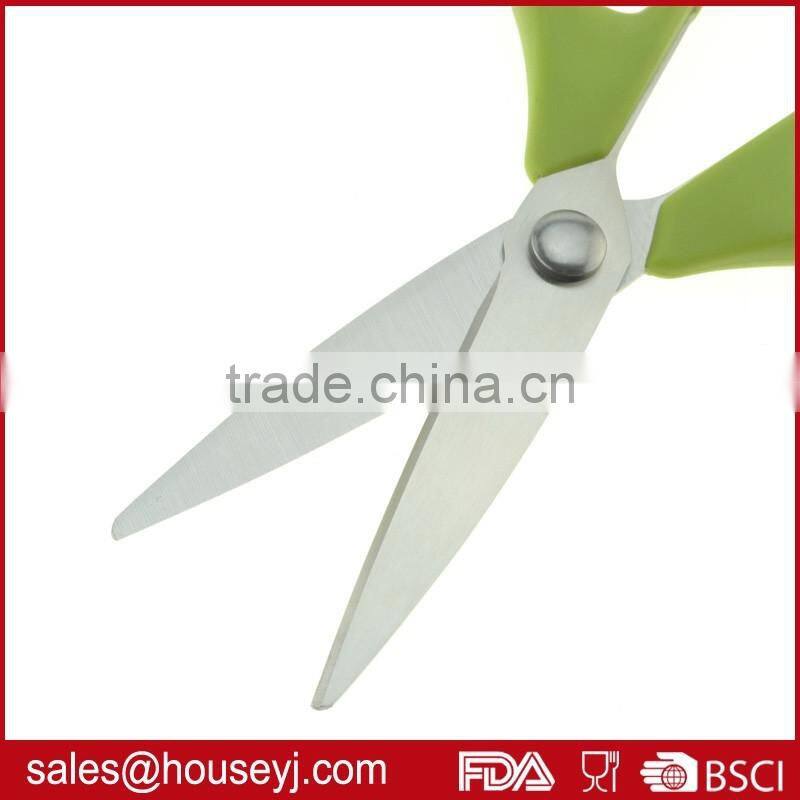 stainless steel Japan universal kitchen scissors with pp plastic handle