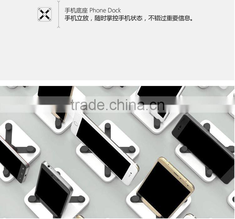 Creative Desktop Storage three-piece Simple Desk tool case memo paper box/phone dock/pencil vase