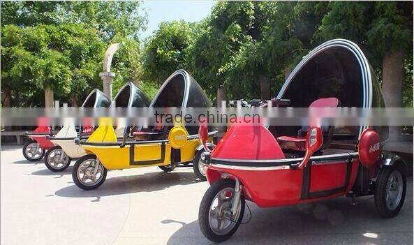 Tiny drop tricycles full closed Pickup Type electric mobility scooter with passenger seats for wholesale