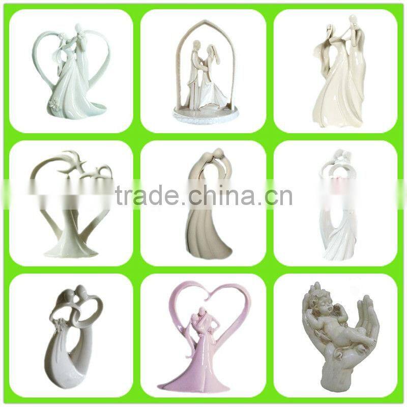 custom boy&girl resin water globe wedding gifts