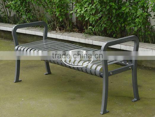 Arlau Vintage Metal Garden Chairs,New Launch Simple High Quality Outdoor Metal Bench,Oem Outdoor Iron Bench