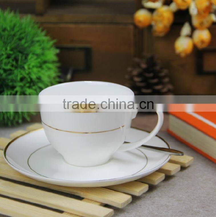 simple designcoffee tea porcelain ceramic cups saucers set