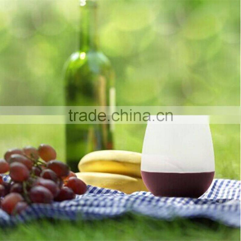 Eco-friendly fashion silicone wine cup drinking cup