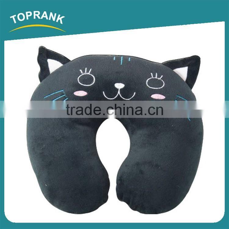 Toprank Wholesale Plush PP Cotton Animal Shaped Memory Foam Neck Pillow,Soft PP Cotton Cartoon U Shape Neck Pillow