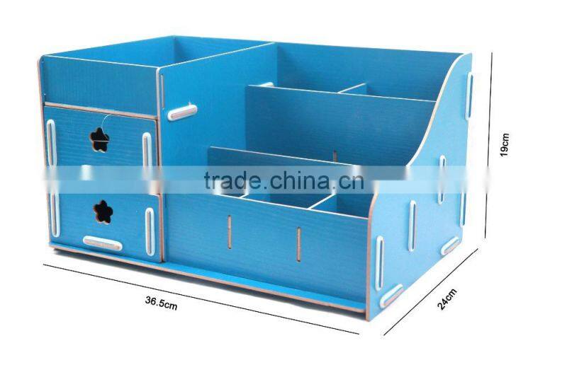 Fashion Creative Wooden DIY Cosmetic, Collection Organizer, Jewelry Storage