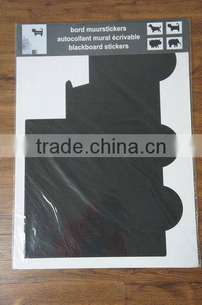 Peel and Stick Instant Chalkboard Wall Decal Train Design