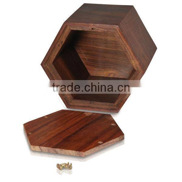 Elegant Pine wood pet funeral urn chinese funeral supply