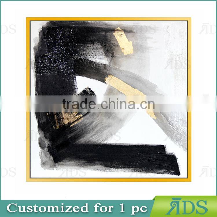 Wholesale Popular Designed Canvas Printed Painting with Gold Foil