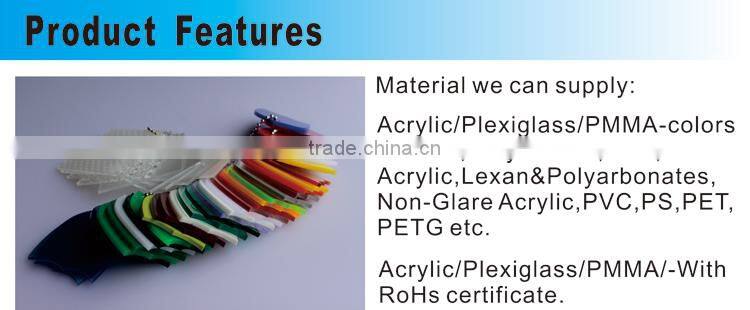 Hot sale 3 tiers clear acrylic bracelet display stand