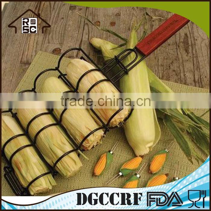 NBRSC High Production Basket BBQ Grill Basket Grilled Corn Grill