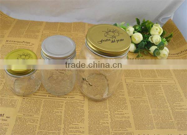 glass candle jar for home decoration&wedding centerpieces