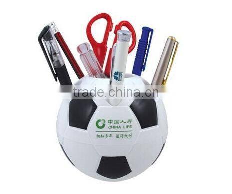 Useful Plastic pen holder/ football shape pen holder
