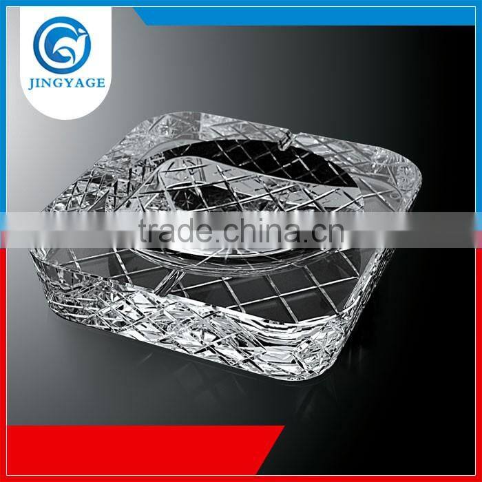 Trade assurance personalized engraving logo glass ashtray photo