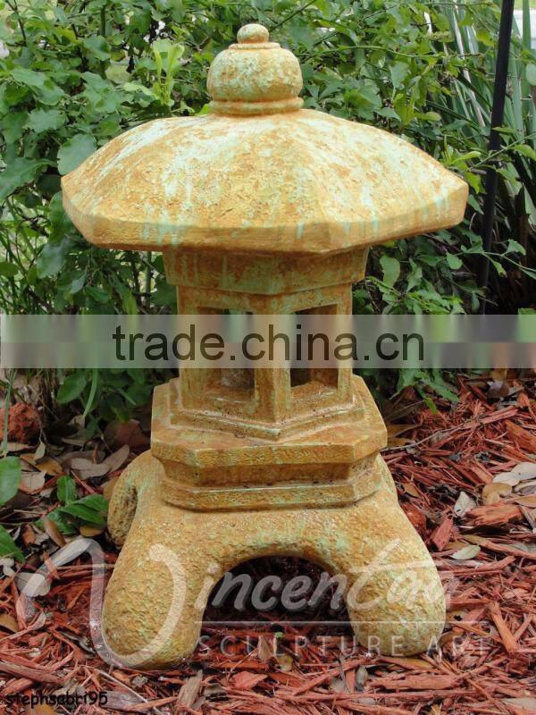 Wholesale outdoor decorative antique hand carved marble japanese stone lantern