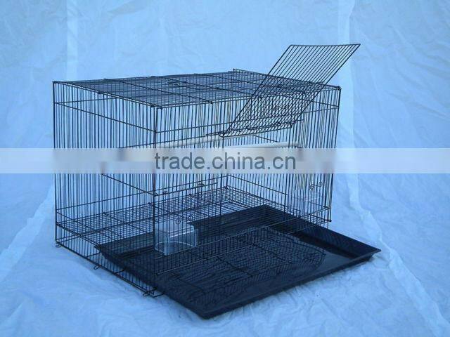 CASE OF 6 Bird AVIARY BREEDING BIRD CAGE Flight Bird Cage by Size 24x16x16 Inches - BLACK Color