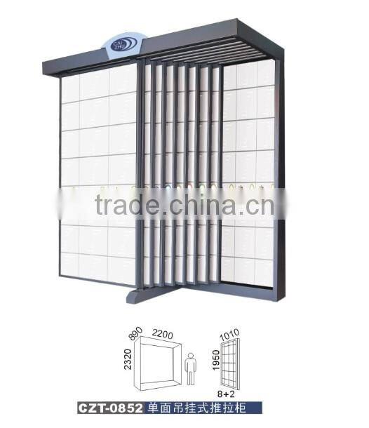 Large decorative tiles display rack