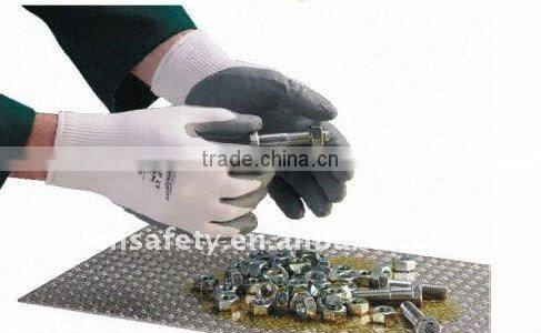 Chemical resistance nitrile gloves with palm coatedJRE32