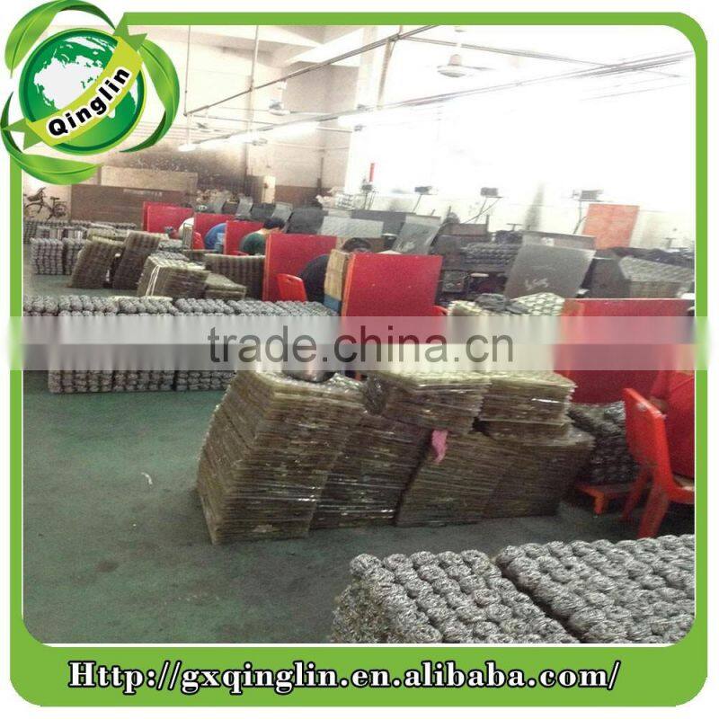 Hot selling stainless steel scourer/cleaning ball/scrubber/pot scourer