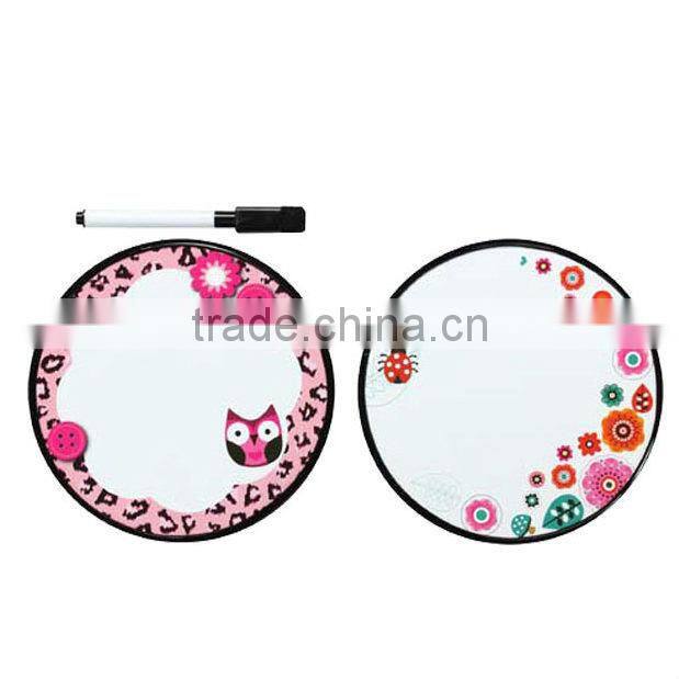 2014 square shape small white board with grid lines