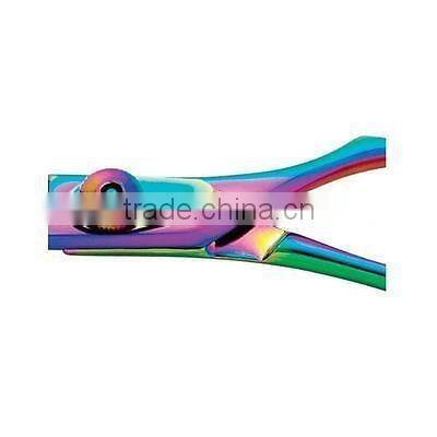 Rainbow pet grooming scissors