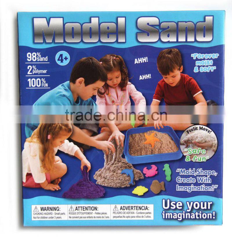 2015 DIY sand with The 6 pcs marine animal sand Molds KIT!
