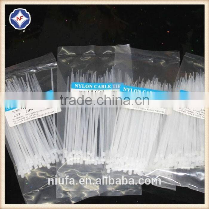 Nylon Cable Pull Lock Adjustable Plastic Tie Lock