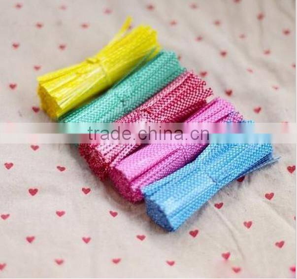 Coloured Polka Dot Plastic Twist Ties For Cake gift Pops Kit Sealing Cello Bags Plastic Bags