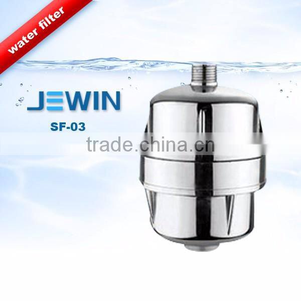 Chlorine remover chromed shower filter for SPA bath with 3 stage filter material
